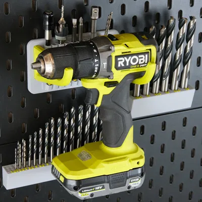 Kệ giữ máy khoan và mũi khoan Ryobi cho Skadis