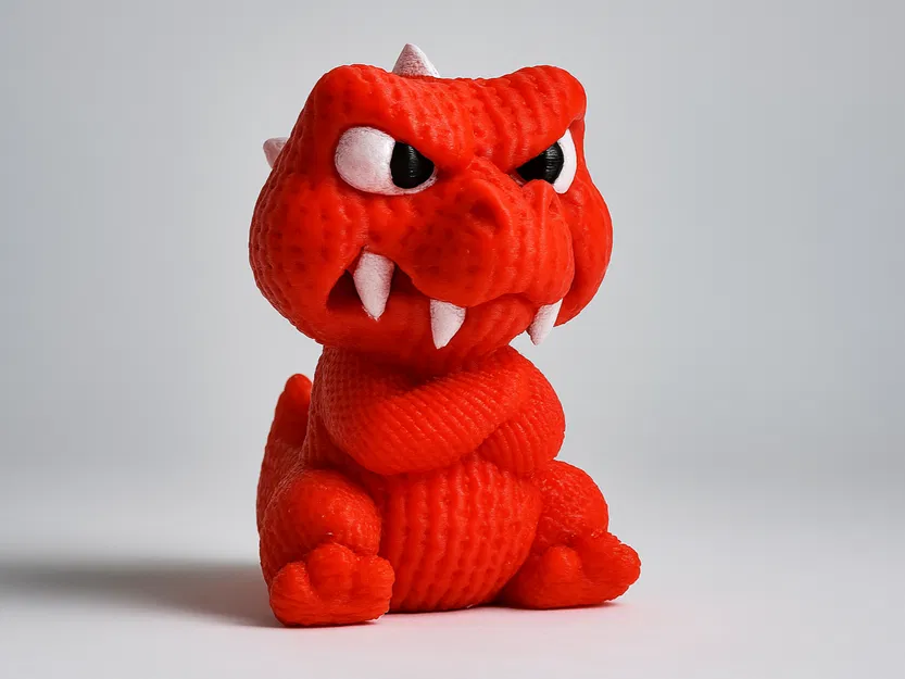 Khủng Long T-Rex Vằn Cáu Kỉnh - Động Vật Dễ Thương Giận Dữ - Image 1