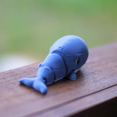 Cá Voi Khớp Nối - Đồ Chơi Fidget In 3D Dễ In