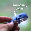 Cá Voi Khớp Nối - Đồ Chơi Fidget In 3D Dễ In - Thumbnail 3