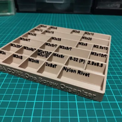 Organizer đựng ốc PRUSA CORE One tùy chỉnh