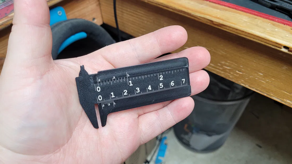 Card Visit Hình Thước Bóp (Caliper Business Card) - Image 1