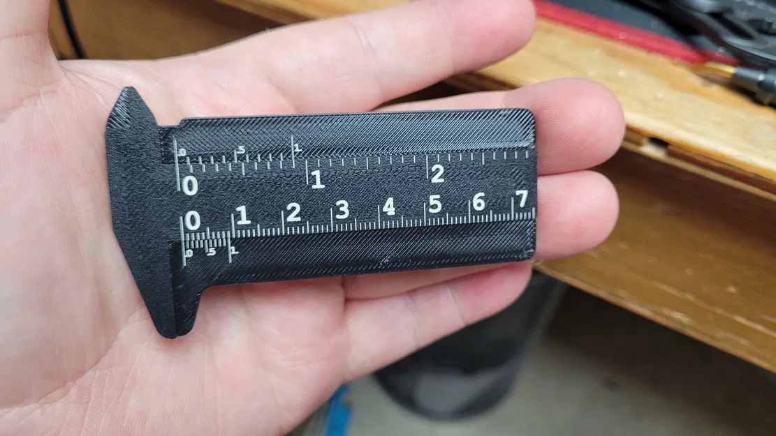 Card Visit Hình Thước Bóp (Caliper Business Card) - Image 2