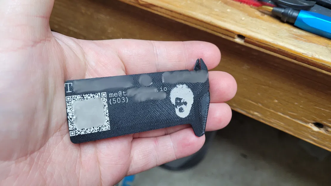 Card Visit Hình Thước Bóp (Caliper Business Card) - Image 3