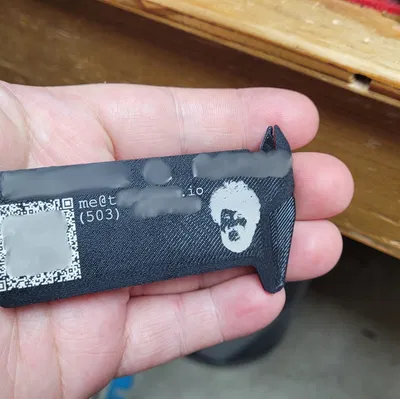 Card Visit Hình Thước Bóp (Caliper Business Card)