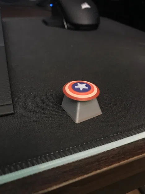Khiên Captain America: Keycap Cherry MX - Image 1