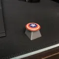 Khiên Captain America: Keycap Cherry MX - Thumbnail 1