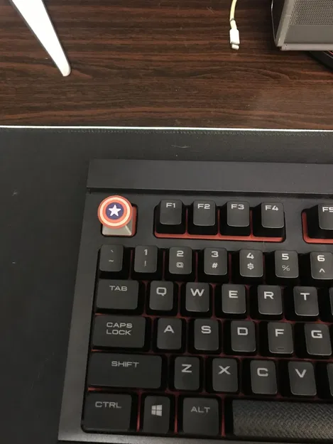 Khiên Captain America: Keycap Cherry MX - Image 2
