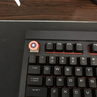 Khiên Captain America: Keycap Cherry MX