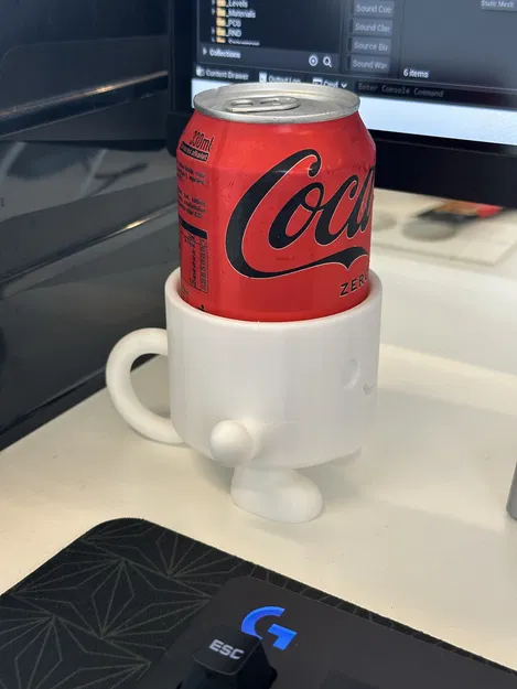 Desk Buddy – Giá Đỡ Lon Nước Ngọt & Bút (Nhiều Cảm Xúc) - Image 2