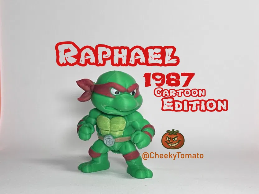 Raphael – Mô Hình DeskBuddy TMNT 1987 - Image 1