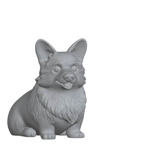 Corgi 3D Model - Image 1