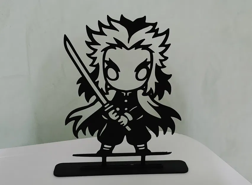 Rengoku Chibi 2D Art - Thợ Săn Quỷ (2 phiên bản) - Image 1