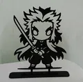 Rengoku Chibi 2D Art - Thợ Săn Quỷ (2 phiên bản) - Thumbnail 1