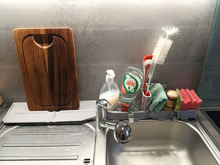 Phần Mở Rộng Bồn Rửa Deluxe / Khay Để Dao Kéo Nhà Bếp - Image 1