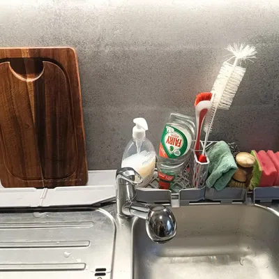 Phần Mở Rộng Bồn Rửa Deluxe / Khay Để Dao Kéo Nhà Bếp