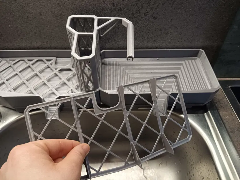 Phần Mở Rộng Bồn Rửa Deluxe / Khay Để Dao Kéo Nhà Bếp - Image 6