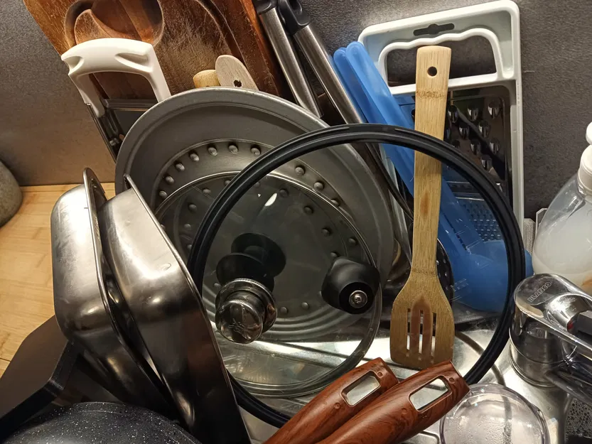 Phần Mở Rộng Bồn Rửa Deluxe / Khay Để Dao Kéo Nhà Bếp - Image 9