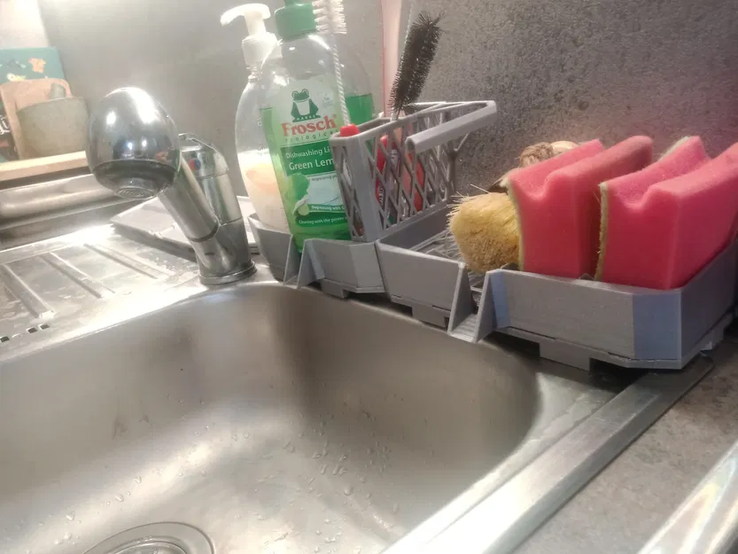 Phần Mở Rộng Bồn Rửa Deluxe / Khay Để Dao Kéo Nhà Bếp - Image 12