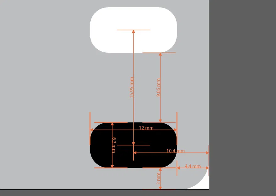 Template Tấm Trống Rack 10 inch 1U - Image 2