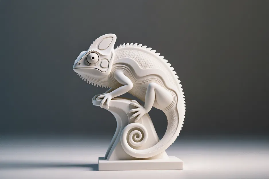 Tượng Chameleon Hexa - Image 1
