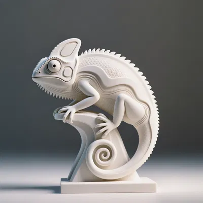 Tượng Chameleon Hexa
