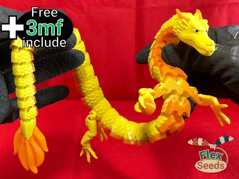 Rồng Nhật Bản Linh Hoạt (In liền) - Image 1