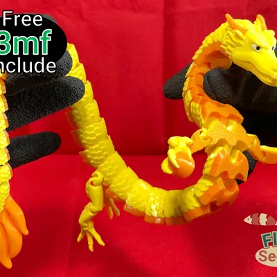 Rồng Nhật Bản Linh Hoạt (In liền)