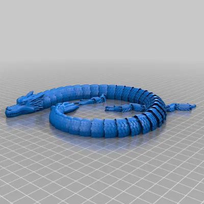 Rồng Nhật Bản Linh Hoạt (In liền)