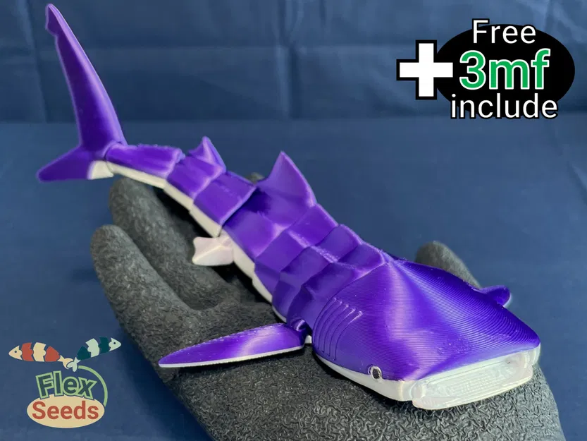 Cá Mập Voi Dẻo (In liền, không cần hỗ trợ) - Image 1