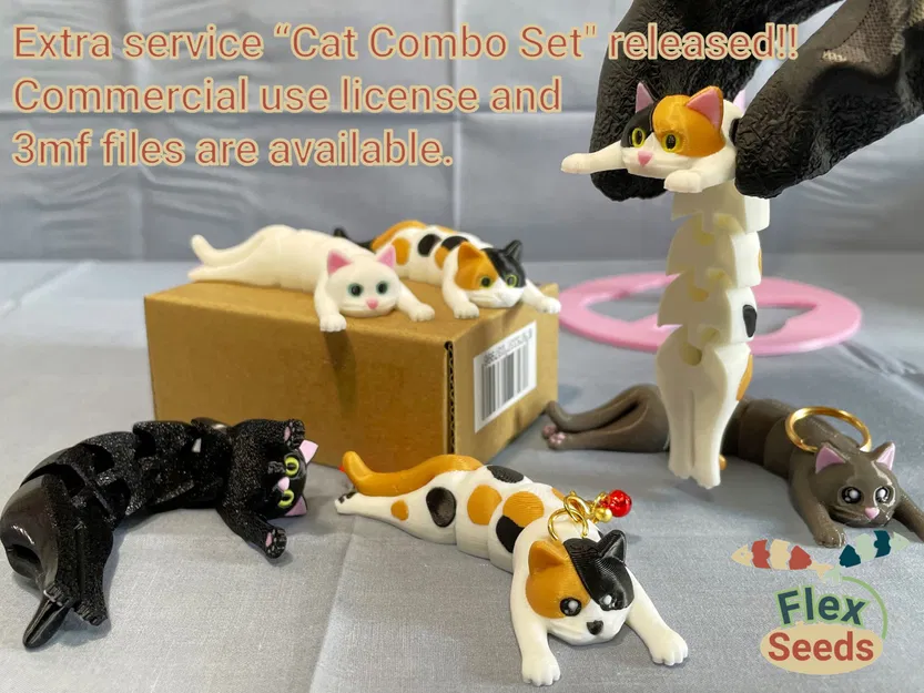 Mèo Cứng Khớp Linh Hoạt (In Liền, Không Cần Support) - Image 4