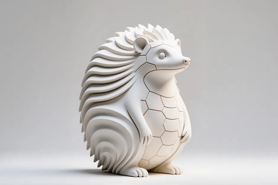Tượng Igel Hexa điêu khắc 3D - Image 1