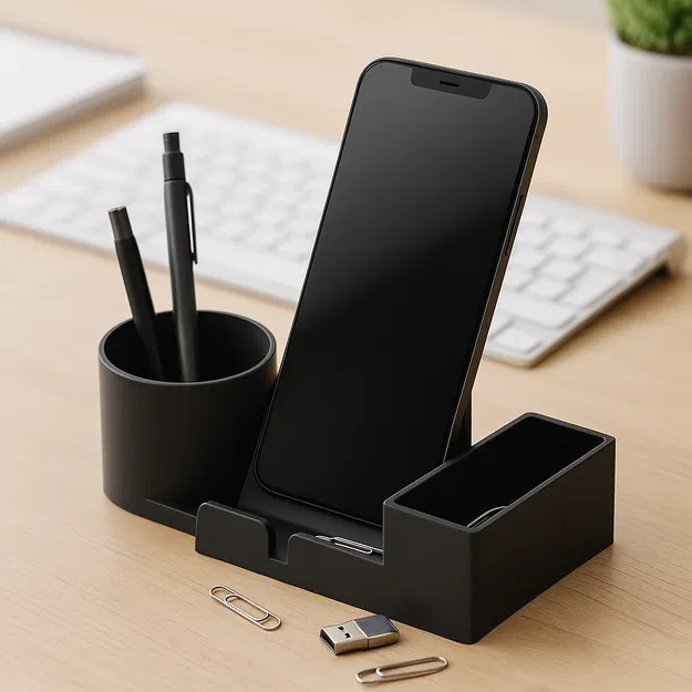 Deskmate – Hộp Đựng Đồ Module Trên Bàn (Điện Thoại, Bút, USB, Kẹp Giấy) - Image 2