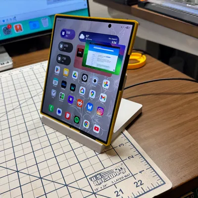 Giá Đỡ Sạc Qi2/Magsafe Cho Galaxy Fold 7 (Sử dụng củ sạc Anker Zolo qi2)