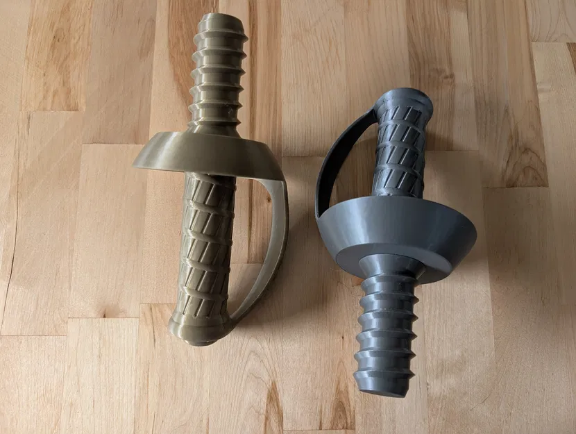 Tay cầm kiếm cướp biển bằng ống nước - Không cần Supports - Image 1