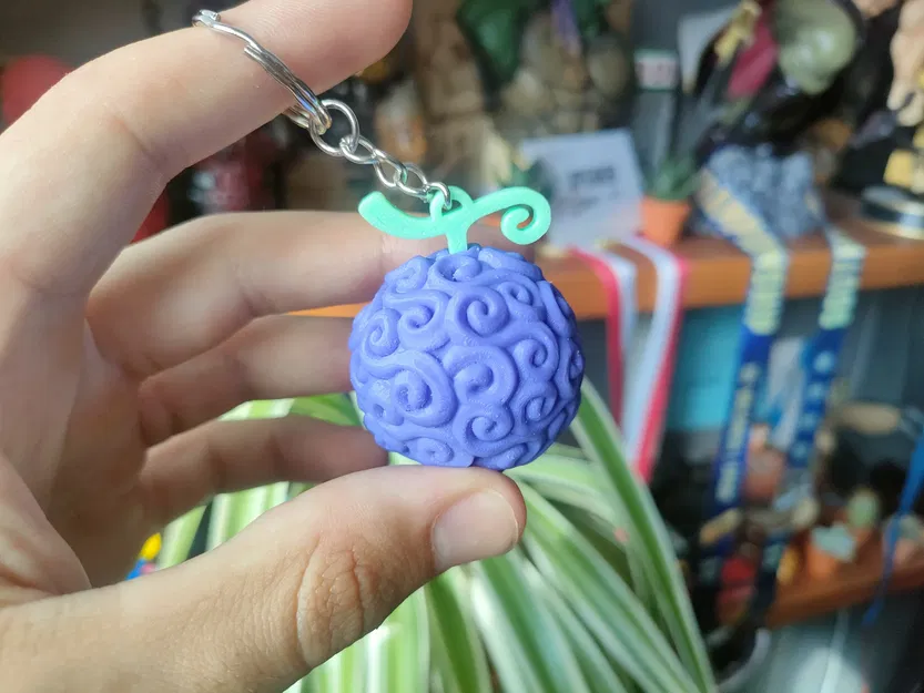 Móc Khóa Gomu Gomu no Mi - Trái Ác Quỷ In 3D Nhiều Bộ Phận - Image 2