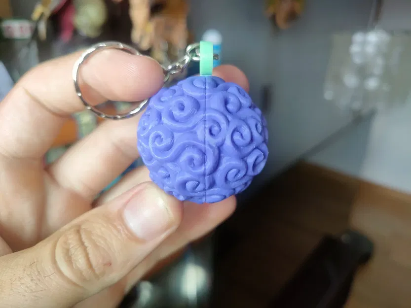 Móc Khóa Gomu Gomu no Mi - Trái Ác Quỷ In 3D Nhiều Bộ Phận - Image 3