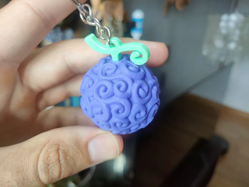 Móc Khóa Gomu Gomu no Mi - Trái Ác Quỷ In 3D Nhiều Bộ Phận - Image 4