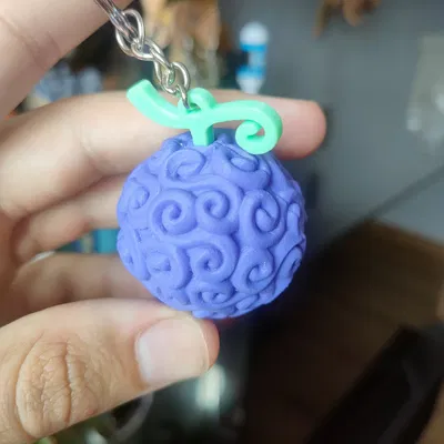 Móc Khóa Gomu Gomu no Mi - Trái Ác Quỷ In 3D Nhiều Bộ Phận