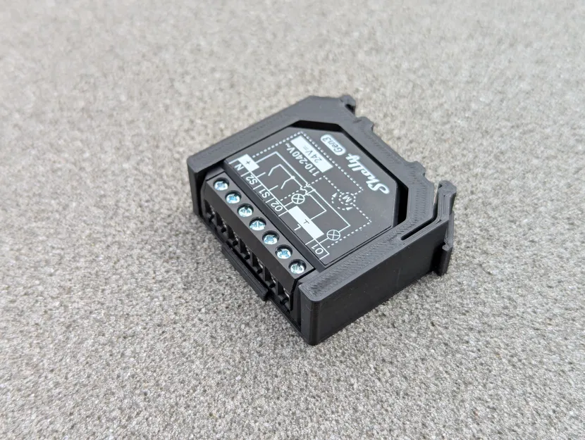 Giá đỡ ray DIN cho Shelly 2PM Gen. 3 - Image 2