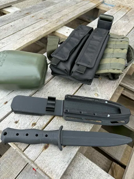 Hộp đựng dao tập luyện bao gồm dao LARP/Airsoft - Image 4