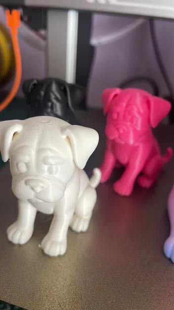 Chó Boxer Con Phong Cách Hoạt Hình Đang Ngồi – Hai Kích Cỡ - Image 9