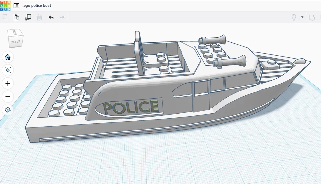 Thuyền cảnh sát Lego - Image 2