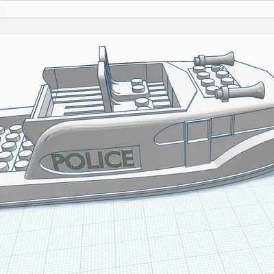 Thuyền cảnh sát Lego