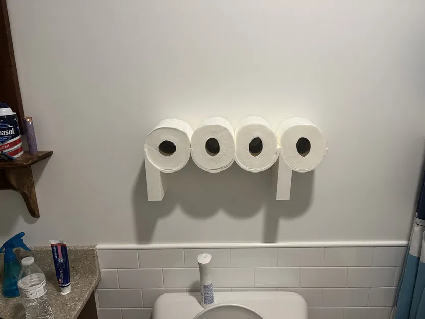 Giá Đựng Giấy Vệ Sinh Kiểu Chữ Cái "Rollphabet" - Image 1