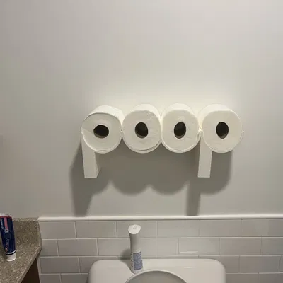 Giá Đựng Giấy Vệ Sinh Kiểu Chữ Cái "Rollphabet"