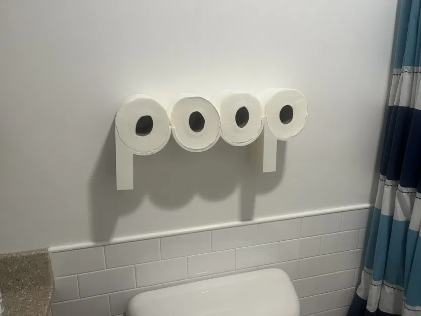 Giá Đựng Giấy Vệ Sinh Kiểu Chữ Cái "Rollphabet" - Image 3