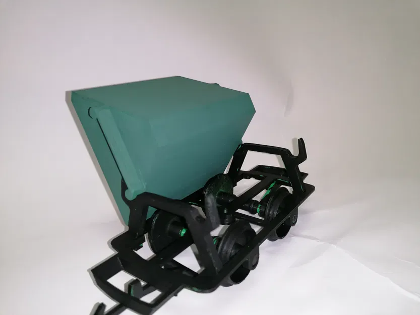 Toa xe ben mỏ cho đường sắt sân vườn - Image 2