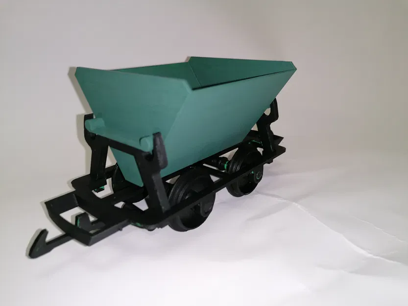 Toa xe ben mỏ cho đường sắt sân vườn - Image 4