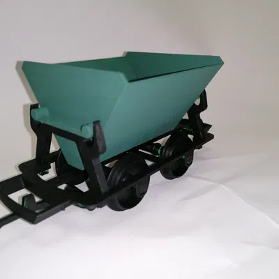 Toa xe ben mỏ cho đường sắt sân vườn